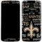 NFL New Orleans Saints Black Blast Moto E5 Plus Skin