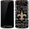 NFL New Orleans Saints Black Blast Moto G6 Skin