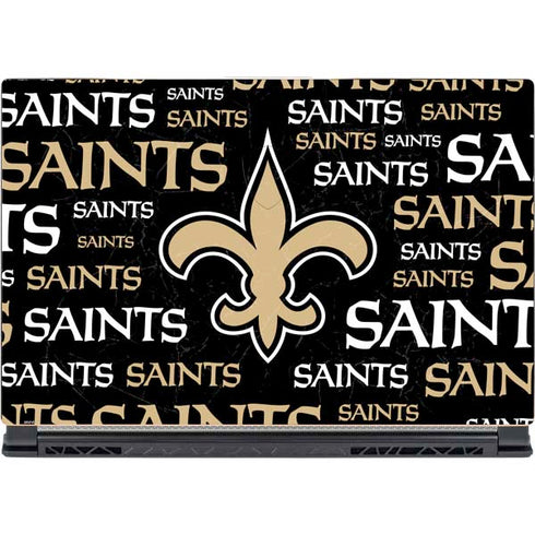 NFL New Orleans Saints Black Blast MSI GS65 Stealth Laptop Skin
