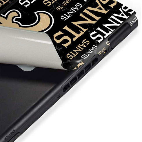 NFL New Orleans Saints Black Blast Nintendo Switch Bundle Skin