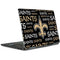 NFL New Orleans Saints Black Blast Notebook 9 Pro 13in (2017) Skin
