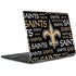 NFL New Orleans Saints Black Blast Notebook 9 Pro 13in (2017) Skin