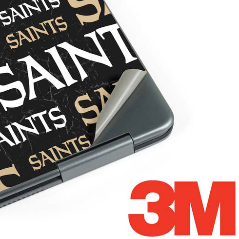 NFL New Orleans Saints Black Blast Notebook 9 Pro 13in (2017) Skin
