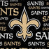 NFL New Orleans Saints Black Blast Notebook 9 Pro 13in (2017) Skin