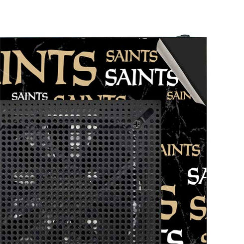 NFL New Orleans Saints Black Blast NZXT H510 Compact ATX Mid-Tower Case Skin
