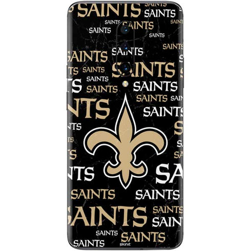 NFL New Orleans Saints Black Blast OnePlus 7 Pro Skin