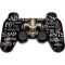 NFL New Orleans Saints Black Blast PS3 Dual Shock wireless controller Skin