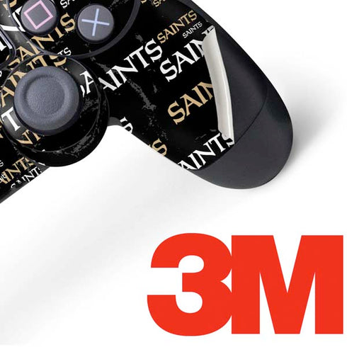 NFL New Orleans Saints Black Blast PS4 Controller Skin