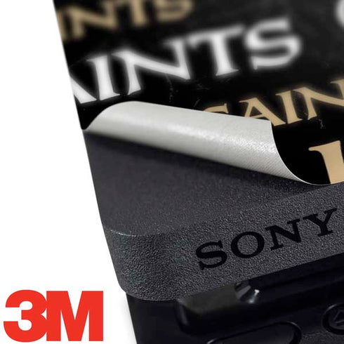 NFL New Orleans Saints Black Blast PS4 Pro Bundle Skin