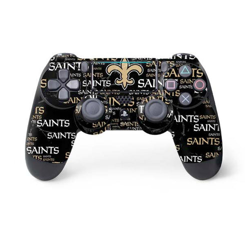NFL New Orleans Saints Black Blast PS4 Pro/Slim Controller Skin