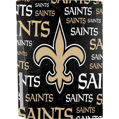 NFL New Orleans Saints Black Blast PS5 Bundle Skin
