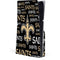 NFL New Orleans Saints Black Blast PS5 Slim Disk Console Skin