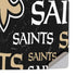 NFL New Orleans Saints Black Blast PS5 Slim Disk Console Skin