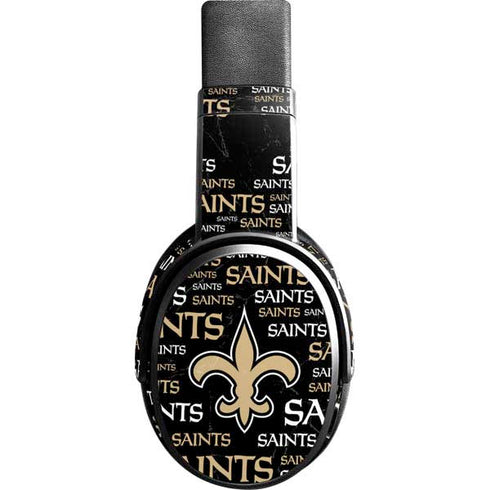 NFL New Orleans Saints Black Blast Skullcandy Crusher Wireless Skin
