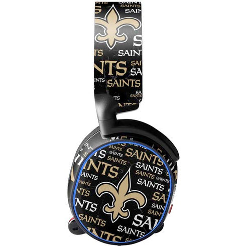 NFL New Orleans Saints Black Blast SteelSeries Arctis 5 Skin