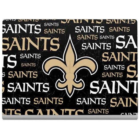 NFL New Orleans Saints Black Blast Surface Book 2 13.5in Skin