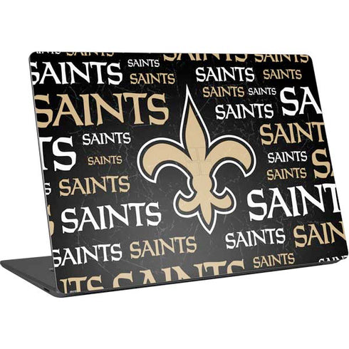 NFL New Orleans Saints Black Blast Surface Laptop 4 15in Skin