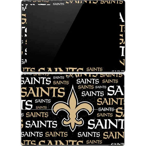 NFL New Orleans Saints Black Blast Surface Pro 4 Skin