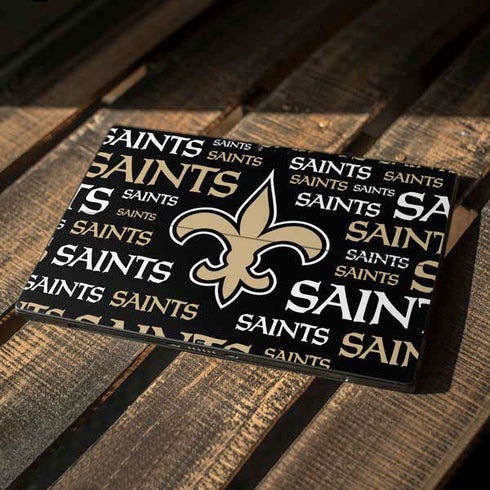 NFL New Orleans Saints Black Blast Surface Pro 6 Skin