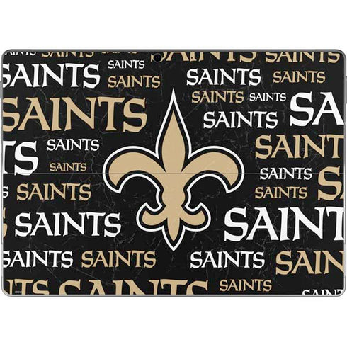 NFL New Orleans Saints Black Blast Surface Pro 8 Skin
