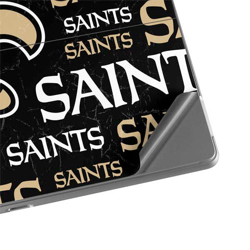 NFL New Orleans Saints Black Blast Surface Pro 8 Skin