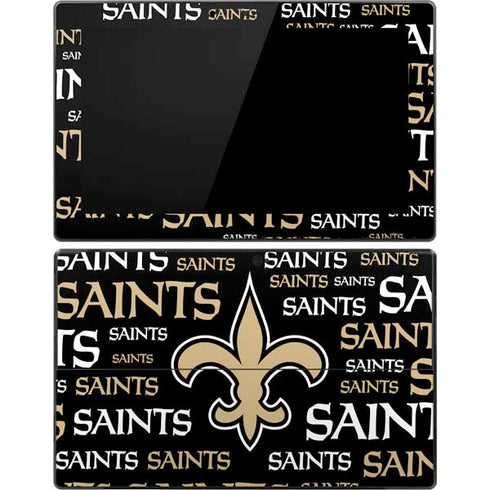 NFL New Orleans Saints Black Blast Surface Pro Tablet Skin