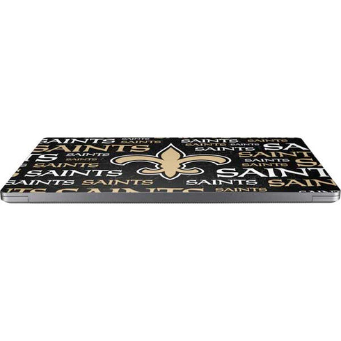NFL New Orleans Saints Black Blast Universal Laptop 12in (9.8 x 6.8in) Skin