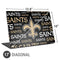 NFL New Orleans Saints Black Blast Universal Laptop 17in (13.8 x 10in) Skin