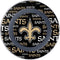 NFL New Orleans Saints Black Blast Wireless Charger Skin
