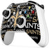 NFL New Orleans Saints Black Blast Xbox One S Controller Skin