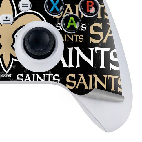 NFL New Orleans Saints Black Blast Xbox Series S Bundle Skin
