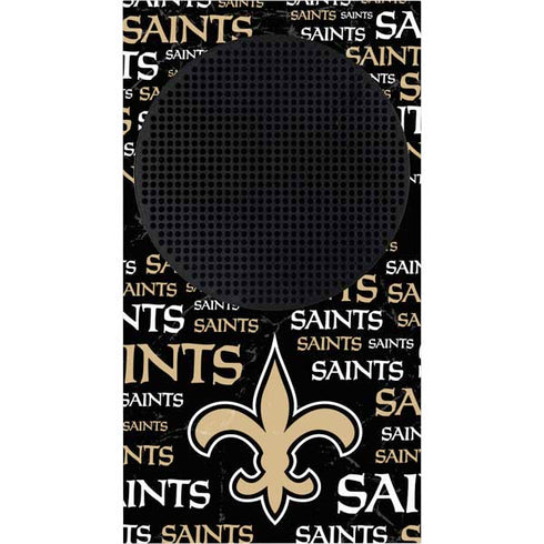NFL New Orleans Saints Black Blast Xbox Series S Console Skin