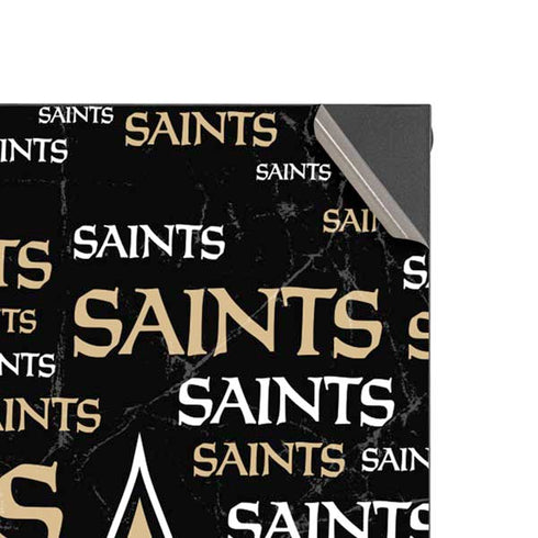 NFL New Orleans Saints Black Blast Xbox Series X Console Skin