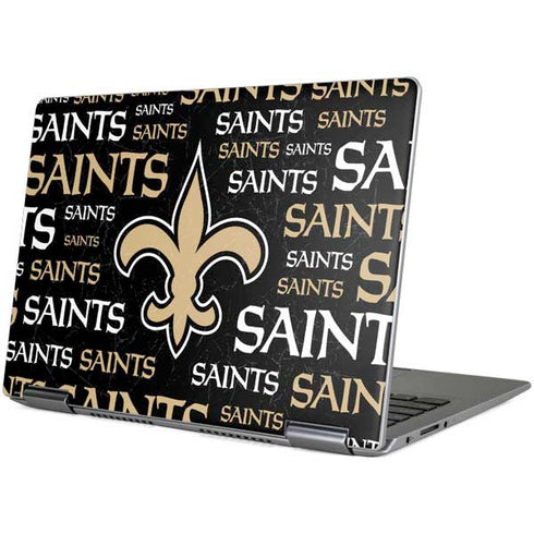 NFL New Orleans Saints Black Blast Yoga 710 14in Skin