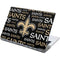 NFL New Orleans Saints Black Blast Yoga 910 2-in-1 14in Touch-Screen Skin