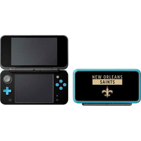 NFL New Orleans Saints Black Performance Series Nintendo 2DS XL (2017) Skin
