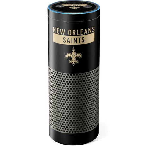 NFL New Orleans Saints Black Performance Series Amazon Echo Skin
