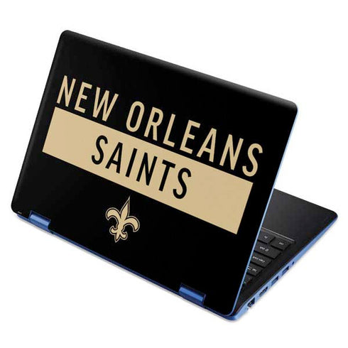 NFL New Orleans Saints Black Performance Series Aspire R11 11.6in Skin