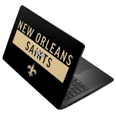 NFL New Orleans Saints Black Performance Series Asus X502CA 15.6 Skin
