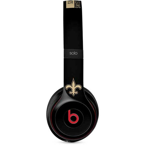 NFL New Orleans Saints Black Performance Series Beats Solo 2 Wireless Skin