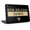 NFL New Orleans Saints Black Performance Series HP Chromebook Skin