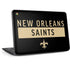 NFL New Orleans Saints Black Performance Series HP Chromebook Skin