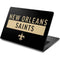 NFL New Orleans Saints Black Performance Series Dell Chromebook Skin