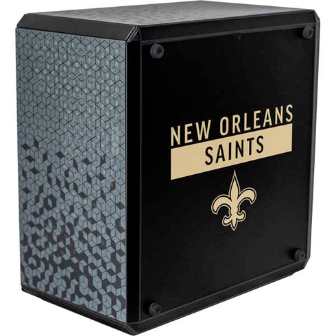 NFL New Orleans Saints Black Performance Series Cooler Master MasterBox Q300L Mini Tower Skin