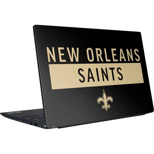 NFL New Orleans Saints Black Performance Series Dell Vostro Skin