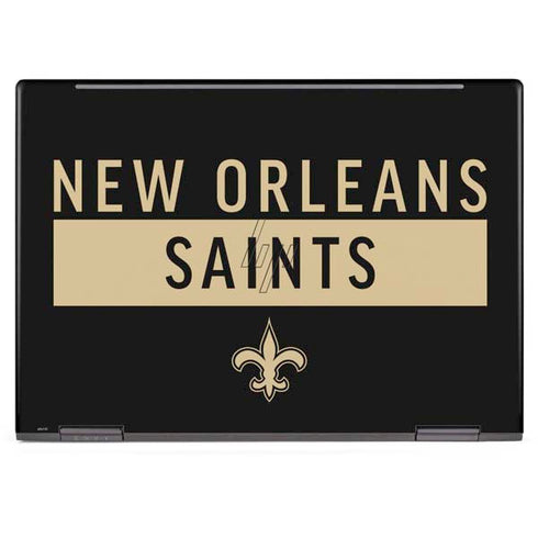 NFL New Orleans Saints Black Performance Series HP Envy Skin