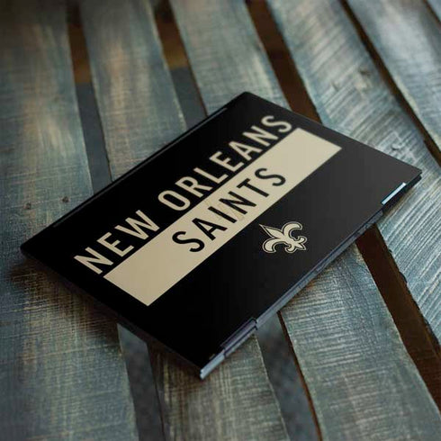 NFL New Orleans Saints Black Performance Series HP Envy Skin