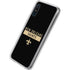 NFL New Orleans Saints Black Performance Series Galaxy A10e Clear Case