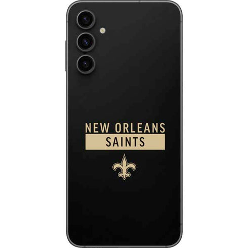 NFL New Orleans Saints Black Performance Series Galaxy A14 5G Skin