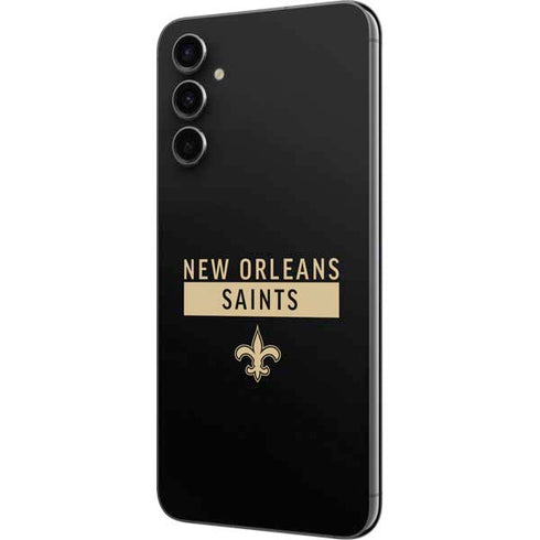 NFL New Orleans Saints Black Performance Series Galaxy A14 5G Skin